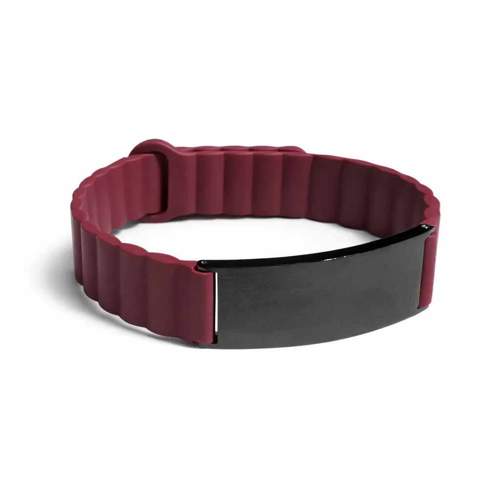 Bransoletka magnetyczna (Bordowa, Czarny)